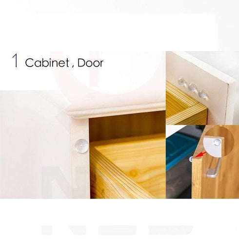 AussieSuperStore Homeware Supplies Silicon Transparent Rubber Kitchen Cabinet Door Pad Cushion Silicon Transparent Rubber Kitchen Cabinet Door Self-Adhesive Cushion CBBUMPERGRAIN